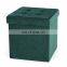 RTS Wholesale Ottoman with Storage Velvet Stool Fitting for Folding Chairs Footrest