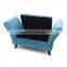 Customized Home furniture large Wooden Seat velvet sofa chair bench footstool with big storage space