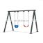 JINMIQI factory children playground equipment double baby swing for JMQ-25732