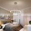 Circular living room chandelier modern minimalist Nordic restaurant lamp fashion office showroom chandelier