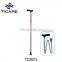 Folding aluminum walking stick cane for elderly