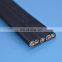 5 core flat cable 18awg shielded flat cable 220v