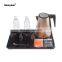 double tea kettleelectric tea kettle tray set for hotel guest room/kitchen appliance