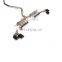 super racing tailpipe 304 steel exhaust for bmw x6 exhaust mufflers 4 tips cat back with quad double tip