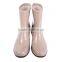 Glaze woman high heel custom half rain boots