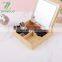 2021 Touch Sensor Custom Battery Lighted Makeup Led Mirror with bamboo