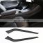 ABS Style Central Control Trim Carbon Fiber Center Console Side Stickers Gear Panel Frame Cover Trim For Model Y
