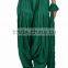 Indian Women Cotton Green Color Patiala Salwar (Pants) With Matching Dupatta (Stole) Set