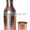 copper water bottles / solid copper water bottles / 1 liters solid copper bottle