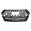 Front grill for Audi Q5 2019 high quality center honeycomb mesh silver bumper grille for SQ5 quattro style