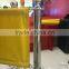 Advertising banner barrier and cafe barriers banner in shopping mall and restaurant