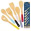 6pcs Colorful Bamboo Cooking Utensil Spatulas and Spoons totally bamboo from China Twinkle bamoo