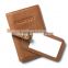 Deluxe pebbled leather passport holder & luggage tag set custom fashion travel accessories leather cover for passport