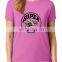 High quality custom design sublimation printing new sweat style t shirt
