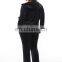 Custom color women velvet track suit girl gym fitness tracksuit