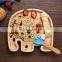 Organic Bamboo Baby Plate Eco Friendly Reusable Bamboo Kids Dinner Plate
