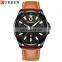 CURREN Leather Strap Waterproof Men's Watch Business Men's Watch