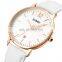 New Arrival Skmei 1724 Women Quartz Wristwatch for Girl Watch Fashion Leather Pink