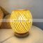 Handwoven Bamboo Table Light | Bamboo Light Fixture | Bedroom Table Lamp Decorative Room Vietnam Manufacturer
