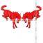 2 PCS 3D Horse Logo Metal Car Car Front Hood Grille Logo Car Sticker for Large Personalized customization adds features