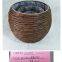 Outdoor decorative willow basket willow garden basket for plant