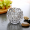 Modern Luxury Decoration Crystal Clear Glass Tabletop Vase Candle Jar Thickened Glass Candle holder