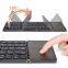 Venda Quente: Teclados de Mouse Sem Fio com Touchpad Magnético para Windows, Android, IOS, Celulares, Tablets e PCs - Teclado Mini Plegável