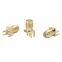 Straight 18ghz PCB edge mount SMA-KE RF female connector