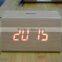 LED Wooden Digital Stand Clock with Touch Function for Snooze