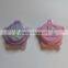 High Quality Mini Star Shape Folding Head Massage Comb Folding Hair Comb With Mirror