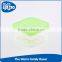 Eco friendly storage material clear food grade plastic container with colorful lid