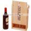 Customized wooden wine box with handle