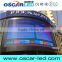giant cost-efficient shopping mall commercial center p12 inset irregular led screen outdoor led display