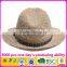 Hollow Straw Fedora Hats Wholesale Seagrass Straw Fedora Hat