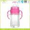 Soft Portable Food Grade Liquid Silicone Baby Feeding Bottles With Handle