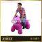 2016 special pink gift for girls,electric ride on stuffed animal toy car with coin systerm or battery