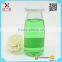 250ml empty clear glass round hot-sale milk drinking bottle