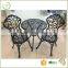 2016 new leaf design garden cast aluminum bistro set cheap garden coffee bistro set                        
                                                                                Supplier's Choice