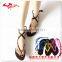 Fashion flip flop with heel strap