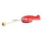 Wood Fish Shape Kids Toys Temple Block Beater Percussion Instrument red