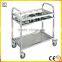 Hotel Air Restaurant And Public Place Stainless Steel Condiment Truck, Seasoning Trolley, Blending Car