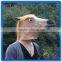 Hot sale brown party design latex horse head mask for Masquerade Party Halloween Mask