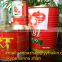 Canned tomato paste 400g tin packed 28%-30% sauce