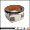 Primer Light Brown pu Black Adjustable Leather Belt