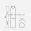 white unitized lipstick tube wholesale