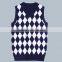2015 Hot fashional office argyle sweater vests for men