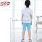 Blue Casual Sport Clothing Kids Children Cotton 2-piece Clothing Set
