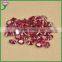 chinese imports wholesale 8 # color oval cut loose red rose synthetic corundum stone for jewelry making