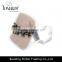 Valentine's Day gun black plating alloy diamond cool bracelet bangle