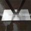 2016 new products stainless steel leg glass coffee table